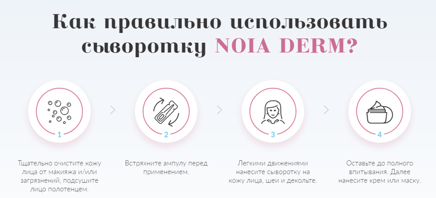 Noia Derm сыворотка для омоложения