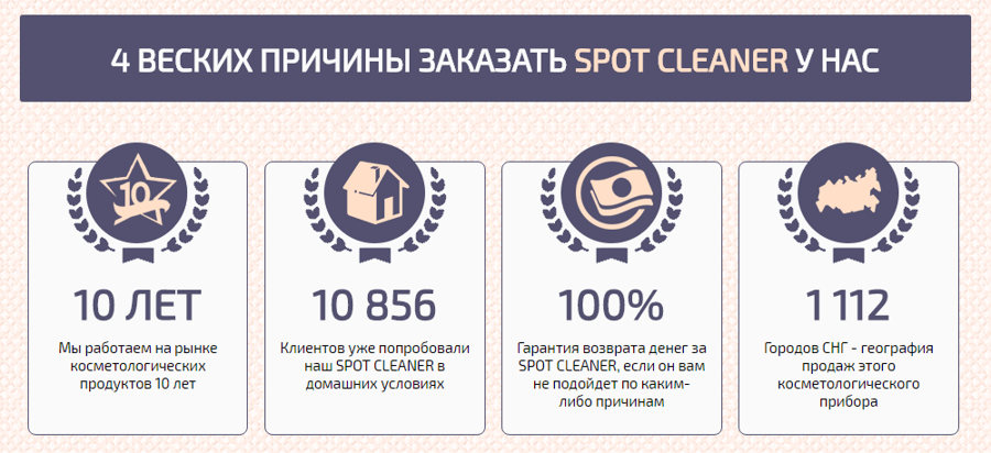 Spot Cleaner вакуумный очиститель пор
