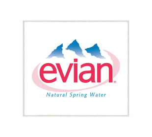 Логотип Evian